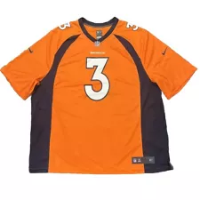 Denver Broncos Jersey 5XL Russell Wilson Mens Orange Nike