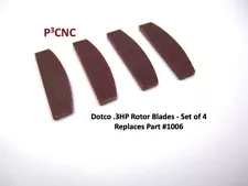 DOTCO .3HP ROTOR BLADES VANES / Part# 1006PT Replacements (Set Of 4)