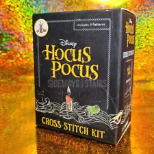 HOCUS POCUS MINI CROSS STITCH KIT 4 patterns Disney miniature craft Sanderson