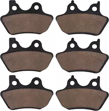 Front&Rear Brake Pads For 2000-2007 Harley Davidson FLHRCI FLHRi FLHR Road King