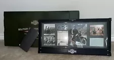 Harley Davidson 2010 Military Archive Collection Model 1942 WLA Shadowbox