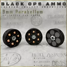 18x + 2 9mm Parabellum BLACK OPS AMMO HDR TR 50 Cal.50 Ammo T4E Umarex