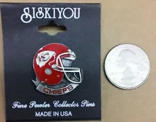 NFL KANSAS CITY CHIEFS PIN PEWTER COLLECTORS FOR HATS OR CLOTHING NEW.......NFL1