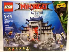 LEGO Ninjago 70617 Temple Of The Ultimate Ultimate Weapon Set Sealed Damaged Box