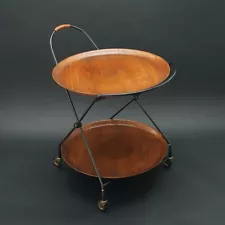 Tea Cart Bar Cart Serving Cart Paul Nagel for Jie Gantofta Teak Sweden 1.Z