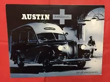 c.1956 AUSTIN "AMBULANCES--PRINCESS CHASSIS +" British Dealer Sales Brochure