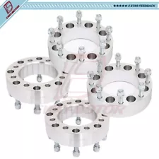 (4) 2" 8x6.5 to 8x180 Wheel Adapters 14x1.5 For Chevy Silverado GMC Sierra 2500 (For: More than one vehicle)