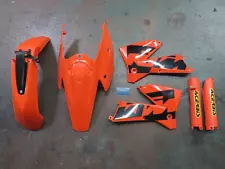 2004-2007 KTM 125 200 250 300 400 450 525 EXC MXC XC SX XC-W Orange Plastics Kit