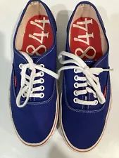 VANS Mens Size 10 Off The Wall PABST BLUE RIBBON Beer PBR Sneakers! Blue Shoes