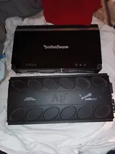 2 used amps for sale car audio parts only do not work come on no music