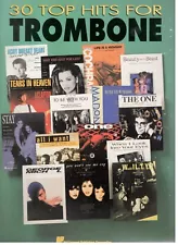 30 TOP HITS FOR TROMBONE MUSIC BOOK BRAND NEW ON SALE SONGBOOK EXTREMELY RARE