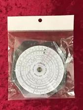 Concise Ruler Circular Slide Rule No. 270N 100812 Made IN JAPAN 100mm