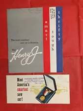 LOT 2---1951 KAISER-FRAZER "HENRY J" Car Dealer Sales Brochures