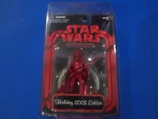 NEW 2005 Hasbro Star Wars Holiday Edition Darth Vader Red Exclusive Figure