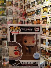 Funko Pop! Vinyl: Terminator - T-800 (Battle) - Funko (Exclusive) #821