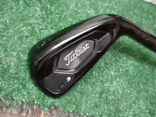 Very Nice Black Titleist Ap3 718 5 Iron Amt Tour White S-300 Steel Stiff Flex