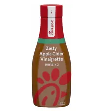 ð  NEW Chic Fil A Zesty Apple Cider Salad Vinaigrette Dressing Bottle 12oz