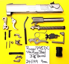 RUGER P 95 DC STAINLESS 9 MM CALIBER GUN REPAIR PARTS SLIDE BARREL PLUS 24-1149