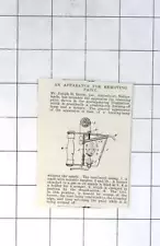 1908 Apparatus For Removing Paint By Mr Joseph Storm Jr Amersfoort Netherlands