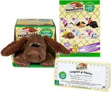 Pound Puppies Newborns Plush - Zany - Dark Brown Eco Friendly