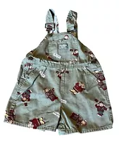 VTG Oshkosh B’Gosh Dog Skydiver Overalls 3T 100% Cotton Rare