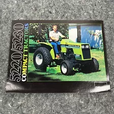 DEUTZ ALLIS 5220 5230 COMPACT TRACTOR SPECIFICATIONS SALES BROCHURE 8 PAGE