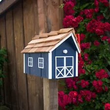 Barn Mailbox, Handcrafted with Pine Lumber, Unique Mailboxes for your Home