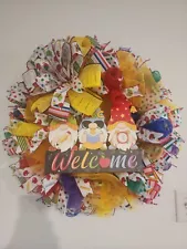 Handmade Mesh Wreath Classroom Teacher, Back To School Handmade Back to School