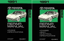 1991 Toyota MR-2 Shop Service Repair Manual (For: Toyota MR2)