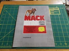 Jan/Feb 1980 MACK FAX TRUCK MAGAZINE/Catalog Glider Kits Outlook Baltimore Etc