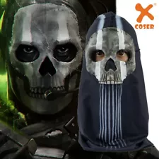 Xcoser Call of Duty Warzone 2 Skull Ghost Mask Balaclava Cosplay Props Halloween