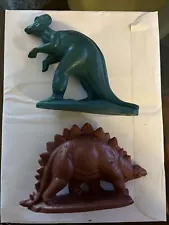 1960’s Sinclair Oil Dinoland Stegosaurus & Corythosaurus