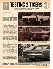 1967 PONTIAC GTO 400/360-HP (1-AUTO / 1-4-SPEED) ~ ORIG ROAD TEST / ARTICLE / AD