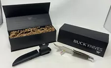 Buck USA 102 Woodsman PRO with Sheath, Single Blade, Micarta Handle, S35VN New