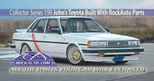 ROCKAUTO COLLECTOR CAR MAGNET #199 1986 TOYOTA CRESSIDA