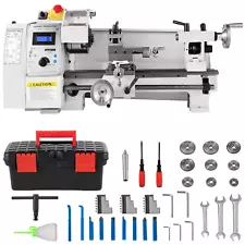 Mini Metal Lathe 8"x14" Metalworking Machine Variable Speed 2250 RPM 600W 110V