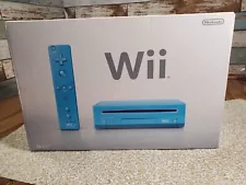 Nintendo Wii RVK S BAAG USZ Limited Edition Console Blue NEW IN BOX