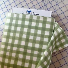 SALE ~ By The Yard, Sage Checks By Riley Blake $3.99 Ships ANY Amount Of Fabric