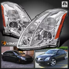 Fits 2004-2006 Maxima Replacement Projector Headlights Lamps LH+RH 04 05 06