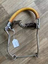 Weaver Mechanical Stainless Hackamore W/ Gum Covered Chain