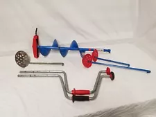 Manual Ice Fishing Ice Auger With Accessories