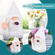 US Smoking Wizard Big Tongue Gnome Naughty Garden Gnome for Home Lawn Ornament