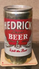 1970 HEDRICK ALUMINUM PULL TAB HEDRICK BREWING WILLIMANSETT MASS EMPTY