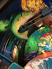 Fish Tales FT Pinball Machine GREEN JUMPING FISH LED Mod Williams