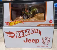 HOT WHEELS 2021 RLC EXCLUSIVE 1944 JEEP WILLYS MB Spectra Flame Yellow