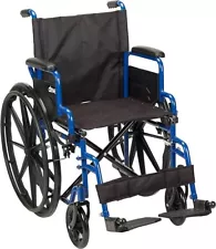 Streak Ultra-Lightweight Wheelchair With Flip-Backs Arms & Swing-Away Footrests