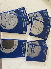 Complete Set of Uni-Safe Canadian Coin Folders - 8 Total