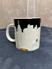 Starbucks New York City Skyline 3D Coffee Mug 2012 The Relief Collector Series