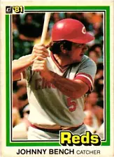 JOHNNY BENCH Card #62 FREE SHIP 50% OFF SALE B1002R2S13P6