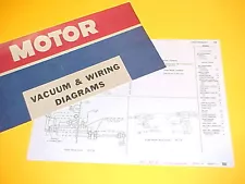 1975 1976 CHEVROLET IMPALA CAPRICE CLASSIC CONVERTIBLE VACUUM+WIRING DIAGRAMS